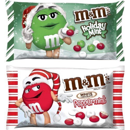 M&M's Holiday Limited Edition Bundle: Peppermint White Chocolate